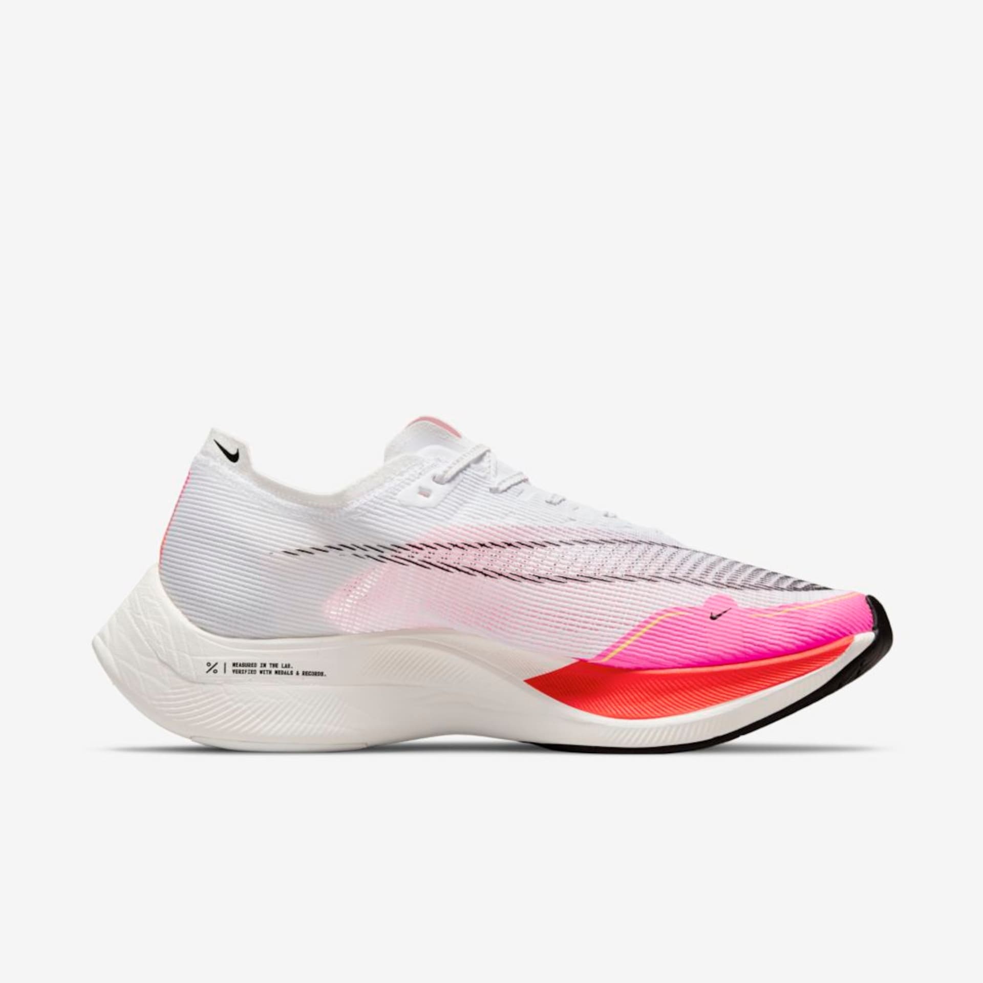 Nike ZoomX Vaporfly NEXT% 2 - White/Pink - Stepsfy