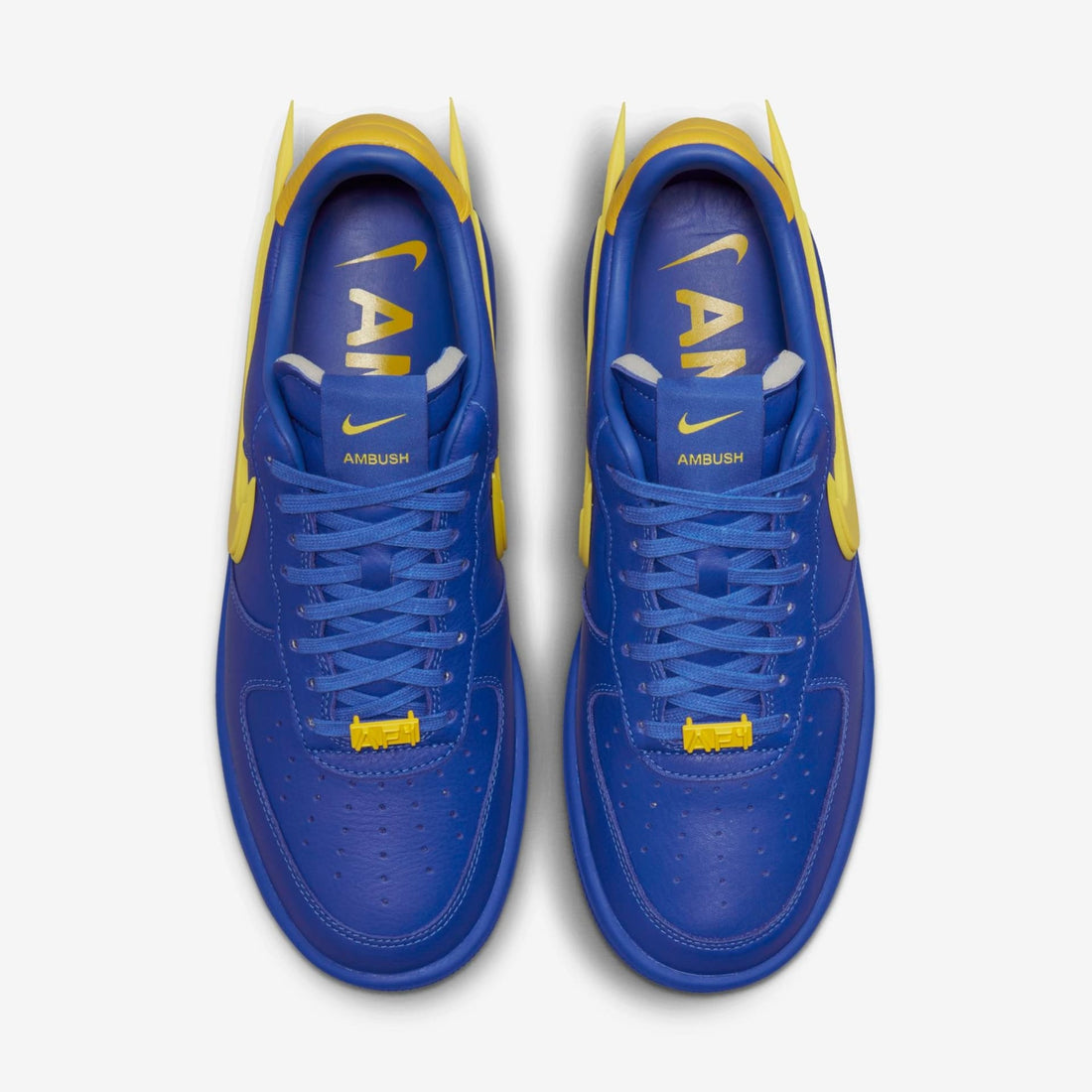 Nike Air Force 1 x AMBUSH 'Game Royal and Vivid Sulphur' - Stepsfy