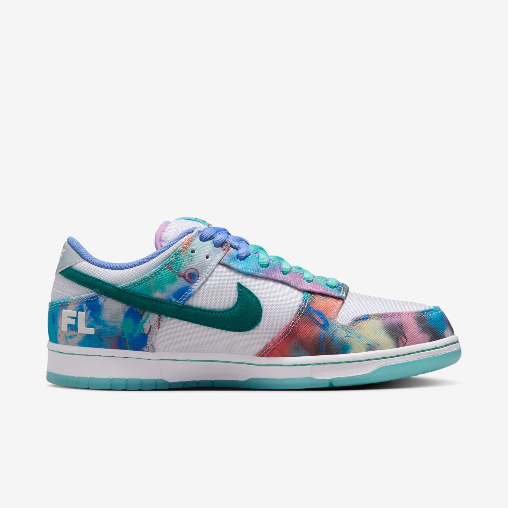 Nike SB Dunk Low X 'Futura Laboratories' White and Geode Teal - Stepsfy