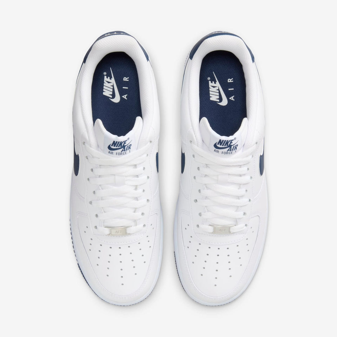 Nike Air Force 1 '07 White 'Midnight Navy' - Stepsfy