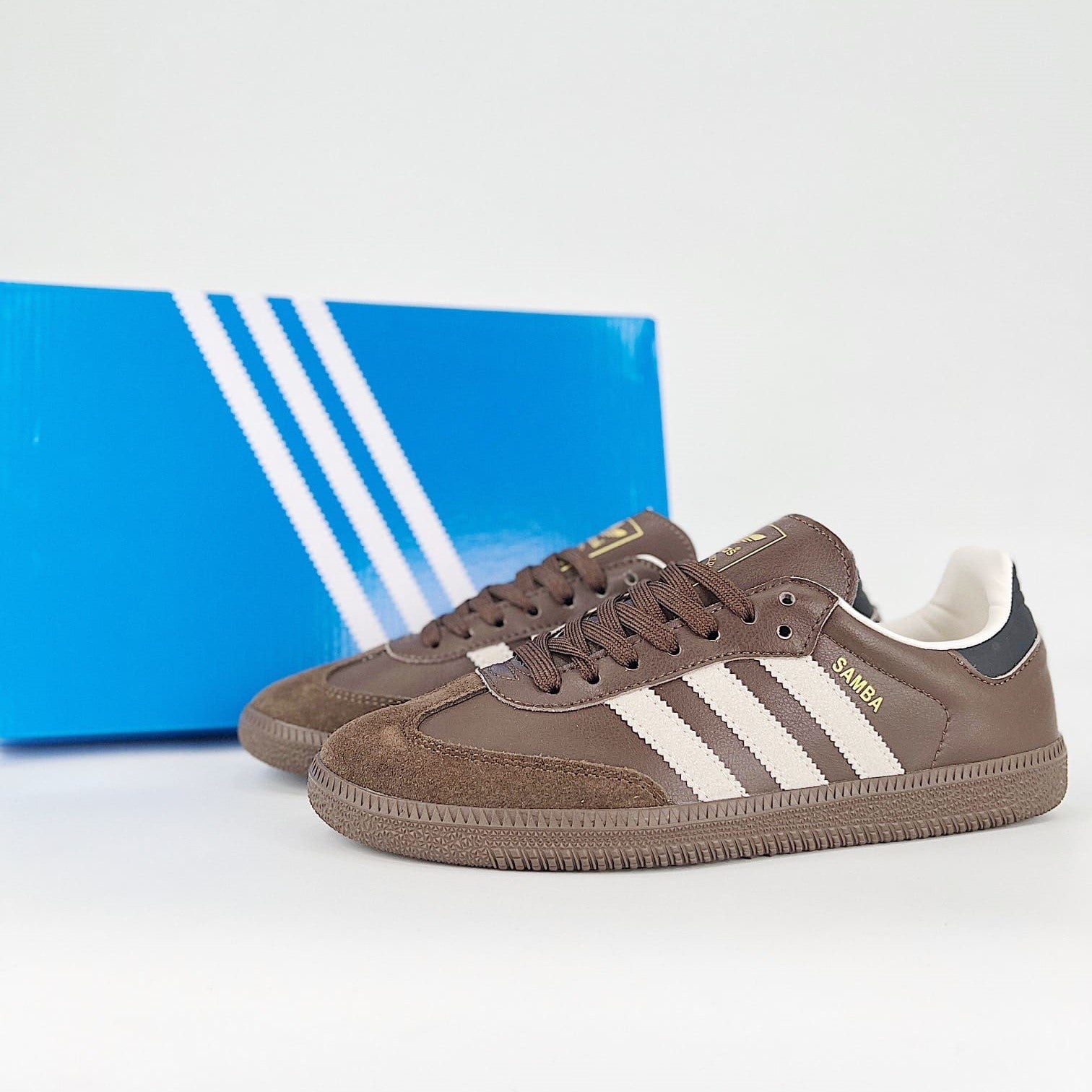 Adidas Samba OG 'Dark Brown Beige Gum' - Stepsfy