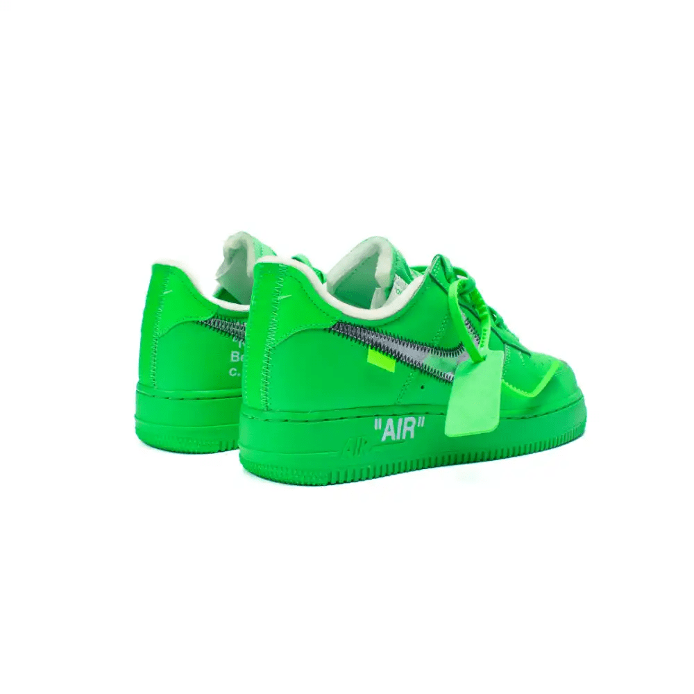 Off-White × Nike Air Force 1 Low "Brooklyn/Light Green Spark" - Stepsfy