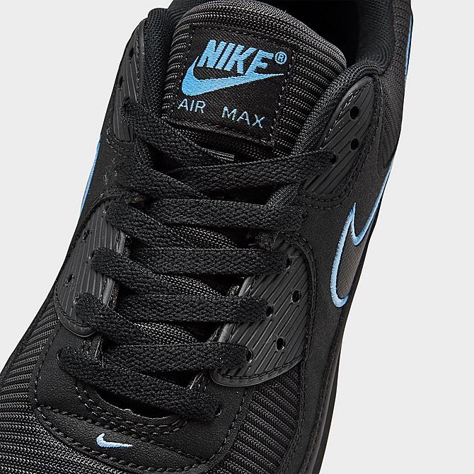 Nike Air Max 90 Black University Blue - FJ4218-001 - Stepsfy