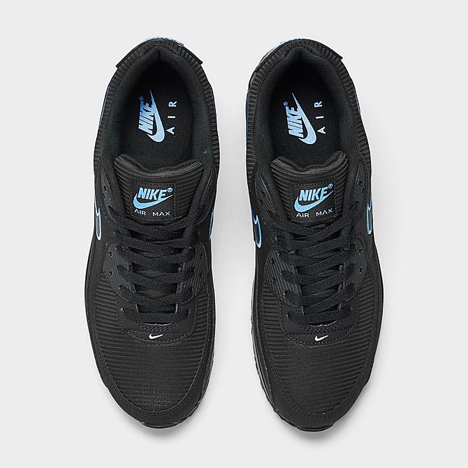 Nike Air Max 90 Black University Blue - FJ4218-001 - Stepsfy