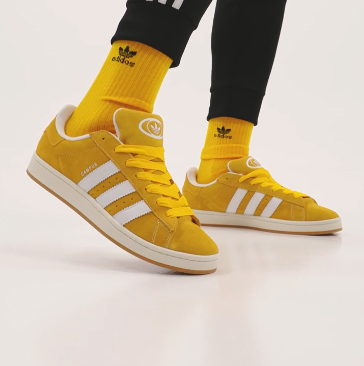 Adidas Campus 00s Casual Shoes Mustard - Stepsfy