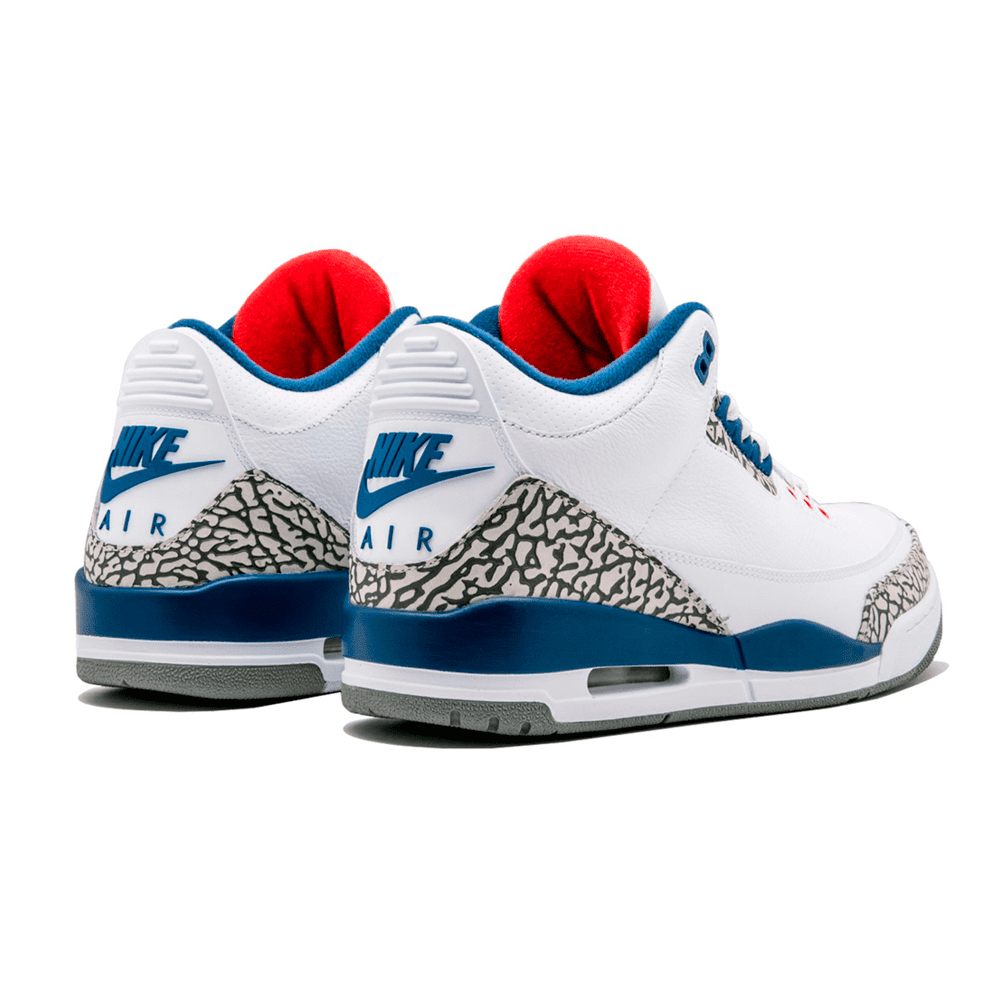 Air Jordan 3 "White Cement" (True Blue) - Stepsfy