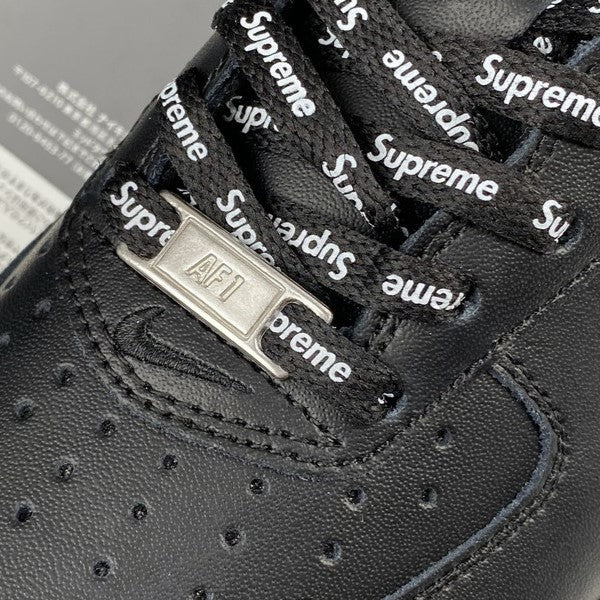 Nike Air Force 1 Low X SUPREME ''Box Logo - Black'' - Stepsfy