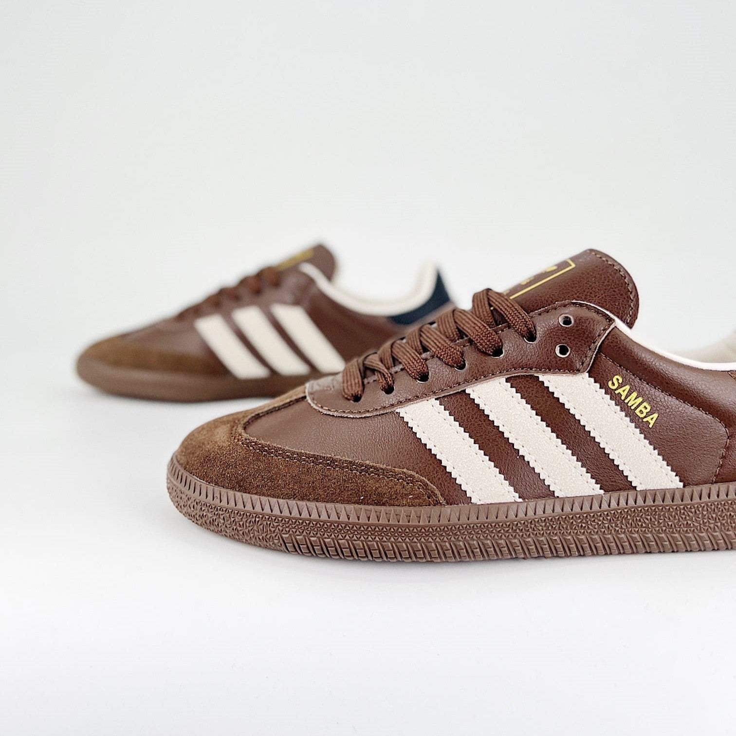 Adidas Samba OG 'Dark Brown Beige Gum' - Stepsfy