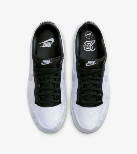 Nike Dunk Low x CLOT x Fragment Design (Black and White) - Stepsfy