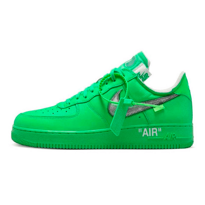 Off-White × Nike Air Force 1 Low "Brooklyn/Light Green Spark" - Stepsfy